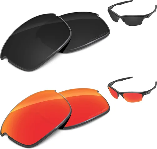 Vista 11 de Lentes de repuesto de rendimiento compatibles con Oakley Bottle Rocket OO9164 policarbonato polarizado grabado al aguafuerte, amarillo dorado Oro