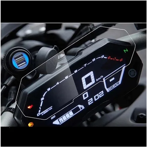 Vista 3 de CGLTD Película antiarañazos para Yamaha y AHA MT-07 MT07 FZ-07 FZ07 2021 2022 Accesorios de motocicleta Cluster Protección contra arañazos Película