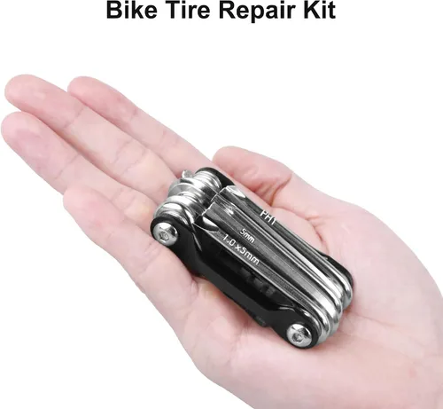 Vista 5 de Multiherramienta para Bicicletas de Carretera y Montaña - Herramienta de Cadena, Rompecadena, Multiherramienta para Bicicleta, Kit de Reparación