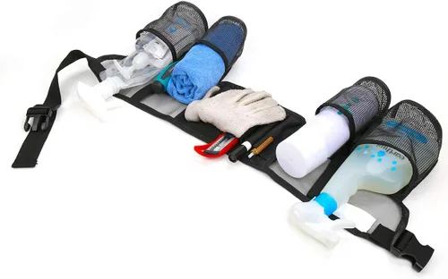 Vista 4 de Bolsa de herramientas, cinturón de bolsa de herramientas de cintura, funda para botella, delantal de herramientas de trabajo resistente