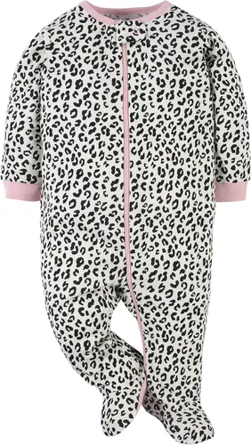 Vista 3 de Gerber Baby Girls' 4 Pack Sleep 'N Play Footie