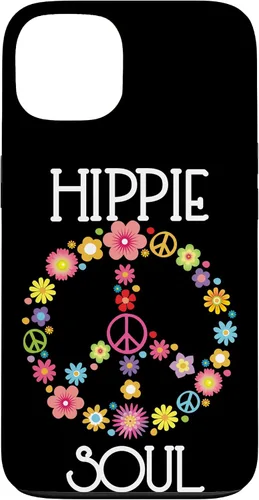 Vista 7 de Hippie Soul Flower Power Floral Peace Sign 60s 70s Gift Case for iPhone 17