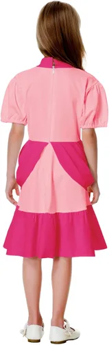 Vista 6 de Remimi Princess Peach Dress Short Sleeve Daisy Dress 5-14 Years