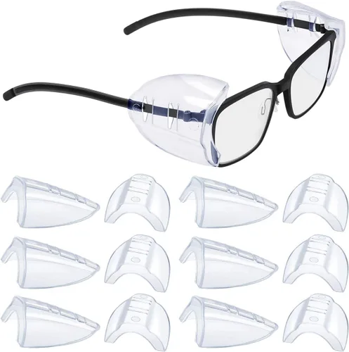 Vista 10 de 2/4/6/10 pares de protectores laterales para gafas, protectores laterales para gafas graduadas