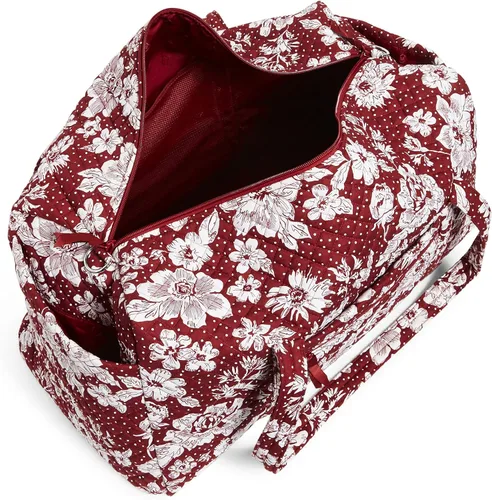 Vista 2 de Vera Bradley Women's Cotton Collegiate Large Travel Duffle Bag (Multiple Teams Available)