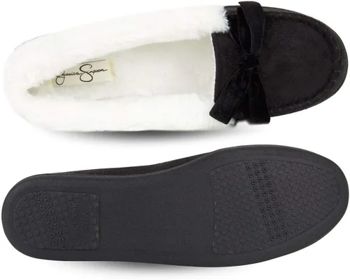 Vista 6 de Jessica Simpson - Mocasines de microgamuza para mujer, interior o exterior
