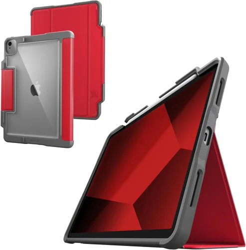 Vista 8 de STM Dux Plus para iPad Air de 11 pulgadas (M4/M3/M2/5ª/4ª generación): ultra protector, ligero con parte trasera transparente, soporte para lápiz