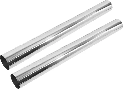 Vista 11 de X AUTOHAUX 2 unids recto 2 "OD 30" longitud DIY mandril tubo de escape 2 pulgadas tubo tubo T304 acero inoxidable ajuste universal