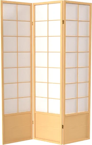 Vista 14 de Red Lantern Pantalla Zen Shoji de 5.9 ft de altura - Miel - 5 paneles