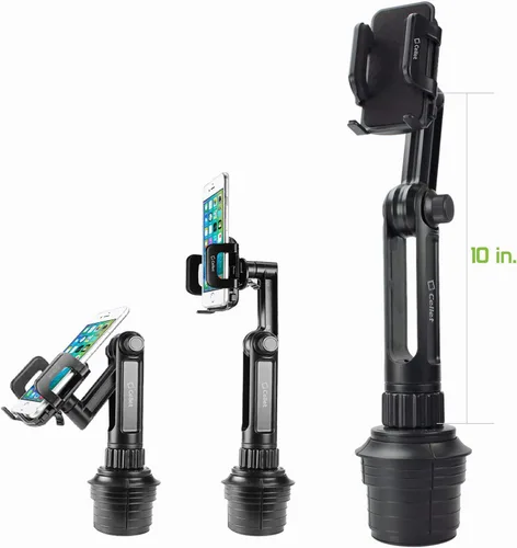 Vista 3 de Cellet Soporte para portavasos para teléfono inteligente, soporte para teléfono compatible con iPhone de Apple y teléfonos inteligentes Android