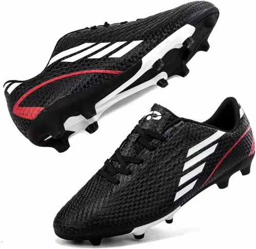 Vista 7 de TOLLN Hombres Firm Ground Outdoor Soccer Cleats Youth Football Shoes