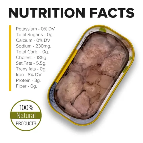 Vista 3 de Riga Gold Hígado de bacalao en aceite propio 4.27 oz/ 121g de Islandia (paquete 3)