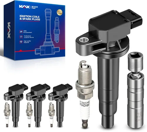 Vista 66 de Bobina de encendido KAX UF434 1 paquete Compatible con Impala, Equinox, G6, Malibu, Silverado 1500, Uplander, Torrent, Lucerne, Express 1500, Sierra