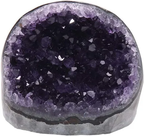 Vista 8 de StoneStory Piedra natural de racimo de amatista uruguay para cristales curativos para decoración del hogar Reiki de 14.11-17.64 oz