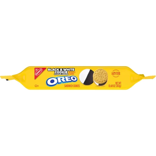 Vista 16 de OREO Galletas de sándwich de crema de galletas blancas y negras, edición limitada, 10.68 onzas