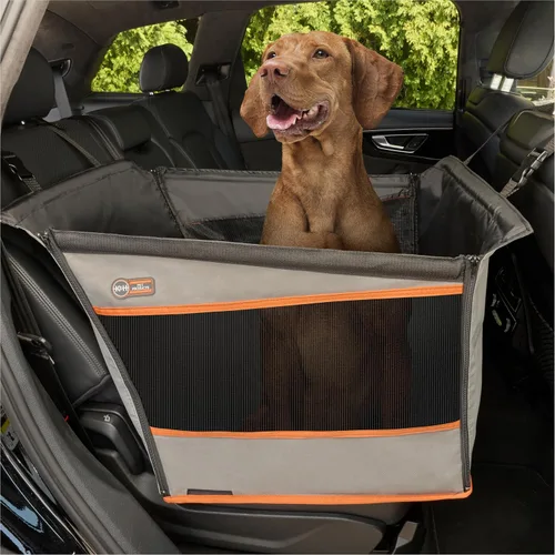 Vista 11 de K&H Buckle N Go - Asiento de automóvil para perros pequeños, tela impermeable, laterales de malla transpirable, correa de cinturón de seguridad