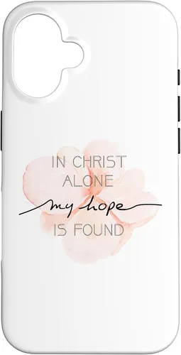 Vista 32 de in Christ Alone My Hope is Found Jesus Christian Phone Case for iPhone 17
