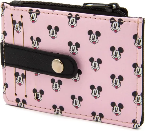 Vista 10 de Buckle-Down, Disney, cartera para mujer con 3 ranuras para tarjetas, 1 cremallera para monedas, 1 ranura para identificación con ventana, 4.5 x 3.0