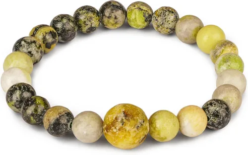 Vista 50 de Pulseras de cristal curativo para mujeres y hombres, espiritual, energía positiva y equilibrio, pulseras de cuentas de cristal natural hechas a mano