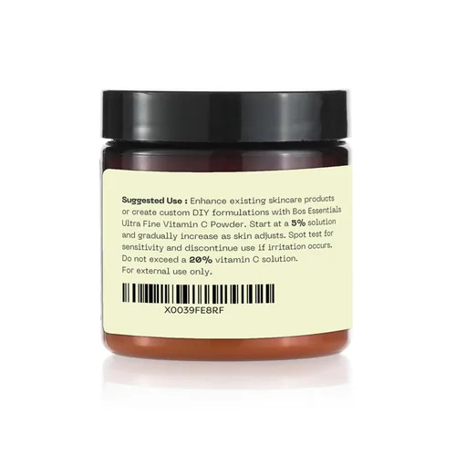Vista 5 de Polvo cosmético de calidad ultra fina con vitamina C, se disuelve al instante en agua, la mejor calidad disponible (325 Malla), haz tu propio suero