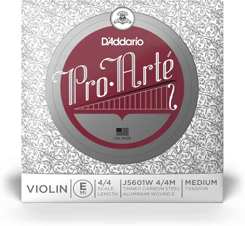 Vista 27 de D'Addario J56 1/2M Pro-Arte Cuerdas de Nylon para Violín, Mediano