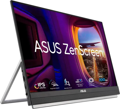 Vista 10 de ASUS ZenScreen MB169CK Monitor portátil de 15.6 pulgadas 1080p