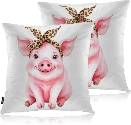 Vista 24 de Swono Juego de 2 fundas de almohada decorativas para el hogar de 18 x 18 pulgadas, diseño abstracto de color negro y amarillo, para sala de estar