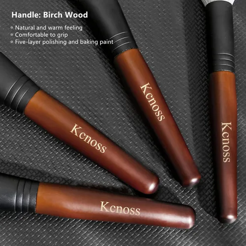 Vista 6 de Brocha de contorno para brochas de maquillaje facial en polvo, contorno y definición, perfecto para polvo de contorno, rubor, bronceador