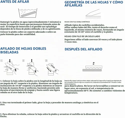 Vista 4 de 800 piedra para afilar con base