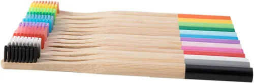 Vista 6 de GLEAVI Cepillo de dientes de bambú 8 piezas cepillos de dientes manuales de madera Cepillos de dientes Cepillo de dientes natural Cepillo de dientes