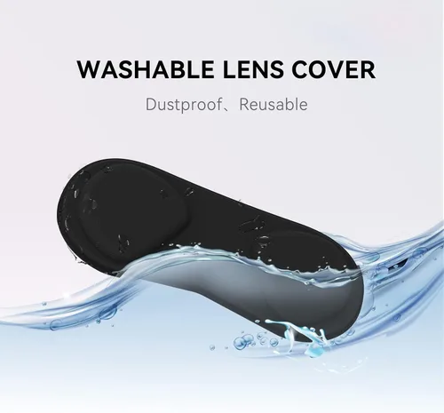 Vista 2 de CNBEYOUNG Cubierta de agarre para control táctil y cubierta de lente compatible con Quest 2, funda de mango antitiramiento, accesorios Quest 2