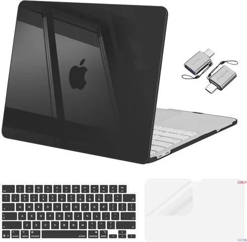 Vista 22 de MOSISO Compatible con MacBook Neo Case 13 pulgadas 2026 A3404 A18 Pro Chip Rubor de cristal