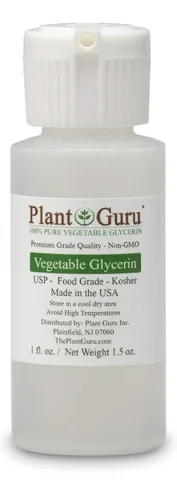 Vista 2 de Glicerina vegetal y propilenglicol 1 oz. Cada grado alimenticio USP Kosher 99.9% puro