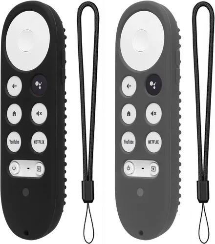 Vista 13 de Funda de silicona para Chromecast con Google TV 2020 Voice Remote Funda protectora para Chromecast Voice Remote 2020 (morado)