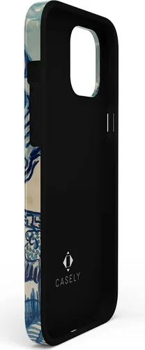 Vista 8 de Casely Funda para iPhone 12/12 Pro Van Gogh Paisaje con casas Diseño clásico ultra delgado