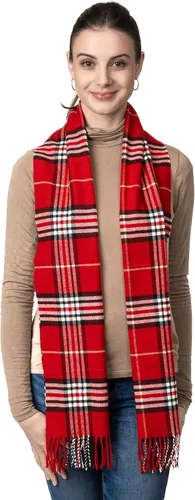 Vista 72 de Bufanda de invierno Achillea suave y cálida, de tartán, a cuadros, de cachemira, unisex