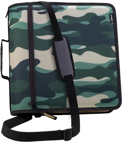 Vista 21 de Case-it Mighty Zip Tab - Carpeta escolar con cremallera Anillas en O de 3 pulgadas, capacidad de 600 hojas, carpeta de archivos expandible de 5 Un