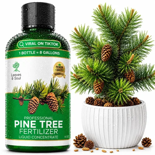 Vista 23 de Leaves & Soul Evergreen Tree Fertilizer, 6-4-6 Liquid Evergreen Food 8 oz Árbol de hoja perenne