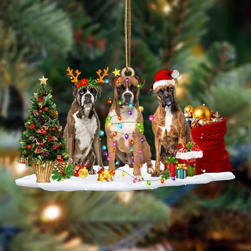 Vista 51 de Nazenti Adorno de Navidad personalizado con amigos Affenpinscher – Adorno de perro personalizado para amantes de las mascotas, acrílico plano