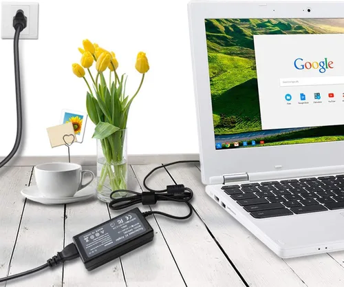 Vista 7 de Cargador de CA de 65 W 19.5 V 3.33 A compatible con HP 15-F039WM 15-F009WM 15-F023WM, Chromebook 14-q010nr, Pavilion 15-N000 Notebook, ProBook 430