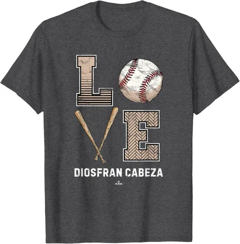 Vista 10 de Baseball Love Diosfran Cabeza Prospect Baseball Fan Gear T-Shirt