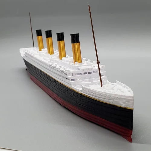 Vista 8 de THEROLLER3D RMS Titanic Model Ship 1 pie de largo montado, históricamente preciso, réplicas Titanic
