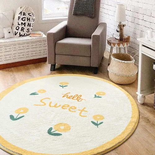 Vista 16 de Poowe ABC Animals - Alfombra de juego para niños, alfombra redonda educativa del alfabeto, suave, antideslizante, para el dormitorio de los niños