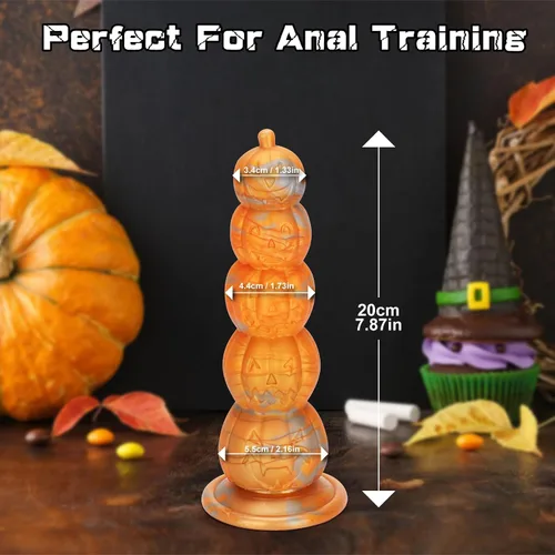 Vista 5 de Consolador de Fantasía Monstruo, Consoladores Anales y Perlas Anales para Hombres, Consolador de Nudo de Silicona de 7.87 Pulgadas con Ventosa