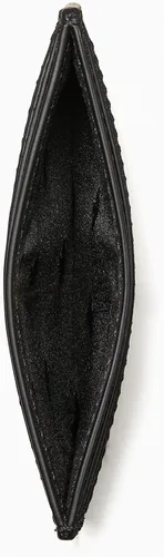 Vista 3 de Kate Spade New York Tarjetero pequeño con purpurina brillante negro