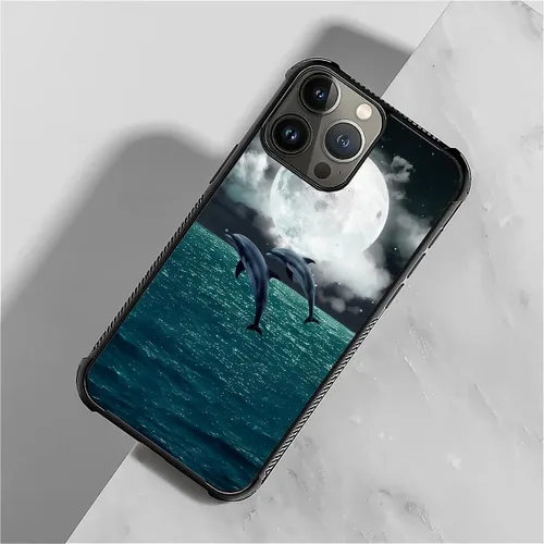 Vista 892 de Funda compatible con iPhone 15, diseño de elefantes africanos, diseño increíble a prueba de golpes, antiarañazos, carcasa trasera de policarbonato