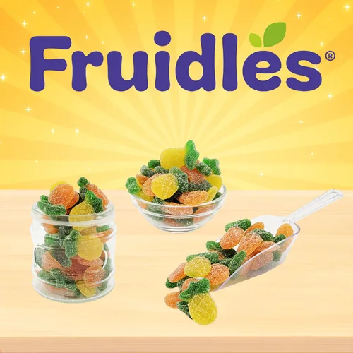 Vista 4 de Fruidles Gomitas de piña ácida, gomitas deliciosas con sabores de frutas (2.2 libras)