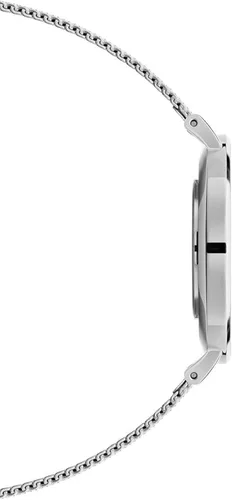 Vista 4 de Daniel Wellington Reloj pequeño de ley, pulsera de malla de plata, plateado