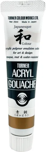 Vista 9 de Turner Colour Works Acryl Gouache Artist Pintura acrílica - Tubo individual de 0.7 fl oz - Siena quemada