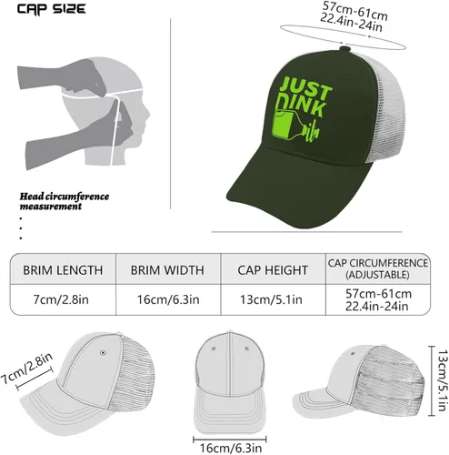 Vista 4 de Dad Hats Just Dink Dad Hats for Men Vintage Baseball Caps Adjustable